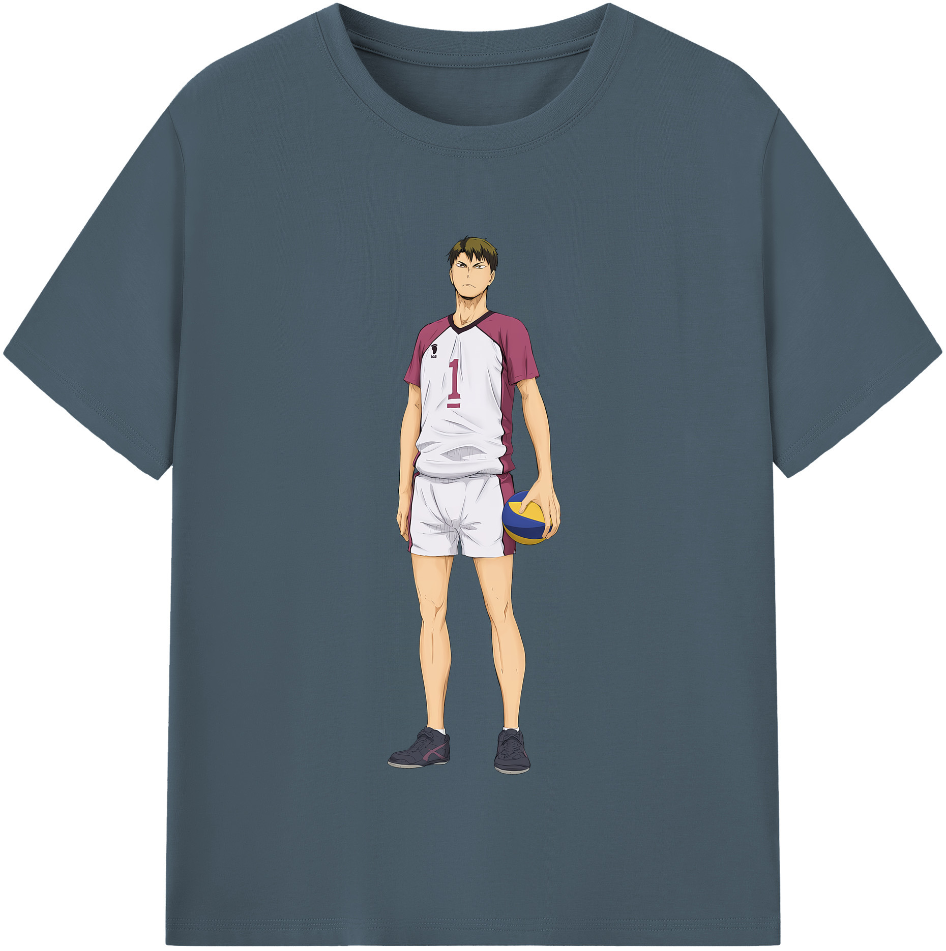 （画像用） ハイキュー!! Haikyu!! 綿100％半袖Tシャツ（フロントプリント）